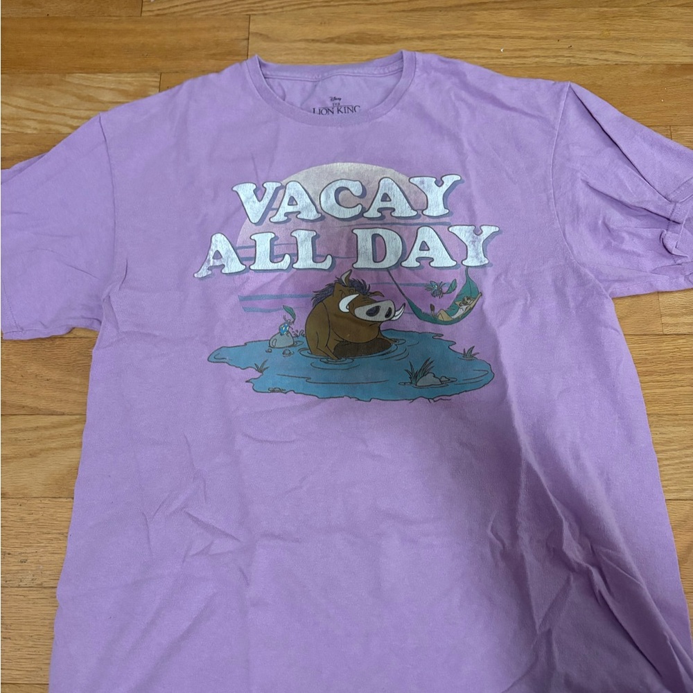Disney Lavender Lion King Timon and Pumbaa Tee